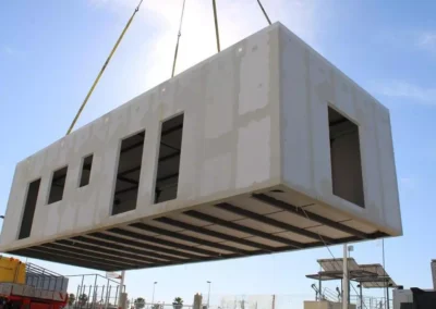 Galería Contacto Vivienda sostenible construida mediante construcción modular en Marruecos